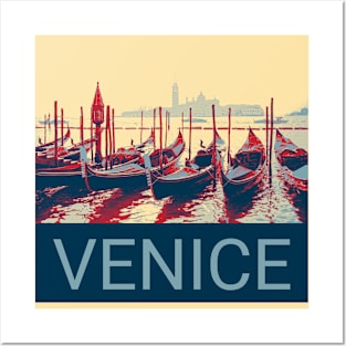 Venice - Shepard Fairey style design Posters and Art